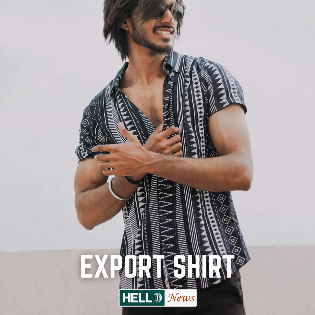 Élan Lifestyle-এর প্রিন্টেড এক্সপোর্ট শার্টের অফিসিয়াল ভিজ্যুয়াল